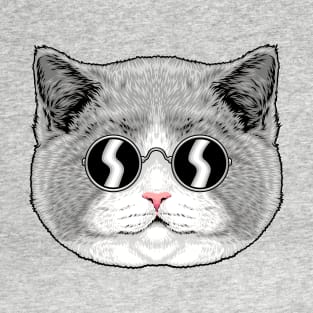 Cat and Glasses T-Shirt